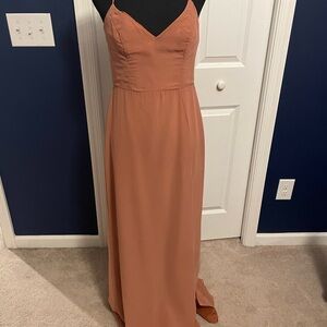 AZAZIE Manila Bridesmaid Dress in Cedar Rose